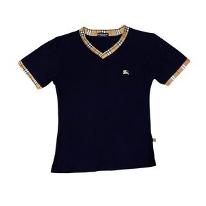Burberry v neck t shirt